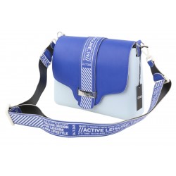 Glam Women's Bag Blue Pattern Adjustable Strap Clasp Crossbody