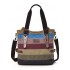 Women's Handbag Multicolor Bag de Canvas Large de Moda Bag Hobo Shoulder Bag