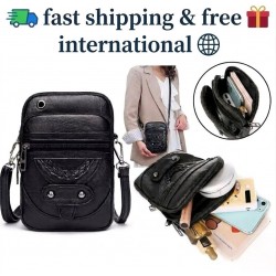 Small Cell Phone Purse Wallet Shoulder Bag Case Cross-body Pouch Handbag Women's
