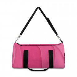 Bag de Canvas Pink Sólido Bag de Viaje Gimnasio para Pasar la Noche