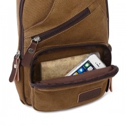 New fashion diagonal male bag Men's bag Leisure Canvas bag