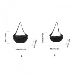 Woman Man Chest Pack Small Crossbody Bag Chest Bag with Adjustable Strap