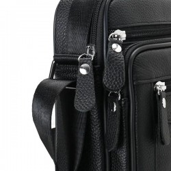 Men's bag Shoulder bag men's vertical business oblique bag Satchel leather bag men's fashion high-end small Satchel