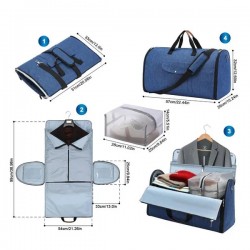 Fashionable Suit Storage Bag Business Travel Gym Shoulder Bag Handbag for Man