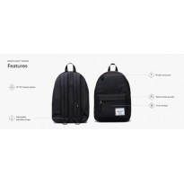 Supply Co. Unisex Classic Backpack, Black, 26L