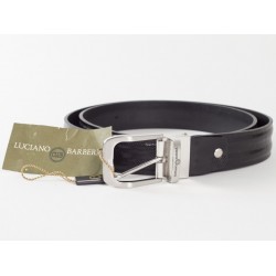 Nuevo Belt Luciano Barbera Leather Negro Talla 120 US 44