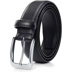 Men'S Genuine Leather Dress Belt, Handmade Leather Jeans Belt for Men Work Busin