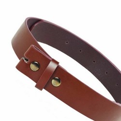 Interchangeable belt 4 cm wide without buckle, leather belt belt leather-split leather