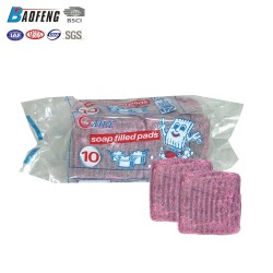 Daily Necessities Products Hot-sale Steel Wool Soap Pads