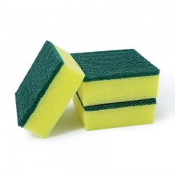 Durable Kitchen Scrubber Scouring Pads Daily Necessities Dish Sponges High Water Absorption (500%-750%) Logo