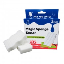 2 Pcs Daily Necessities Kitchen Cleaning Magic Sponge High Absorbent Rate Cleaning Melamine Sponge Eraser