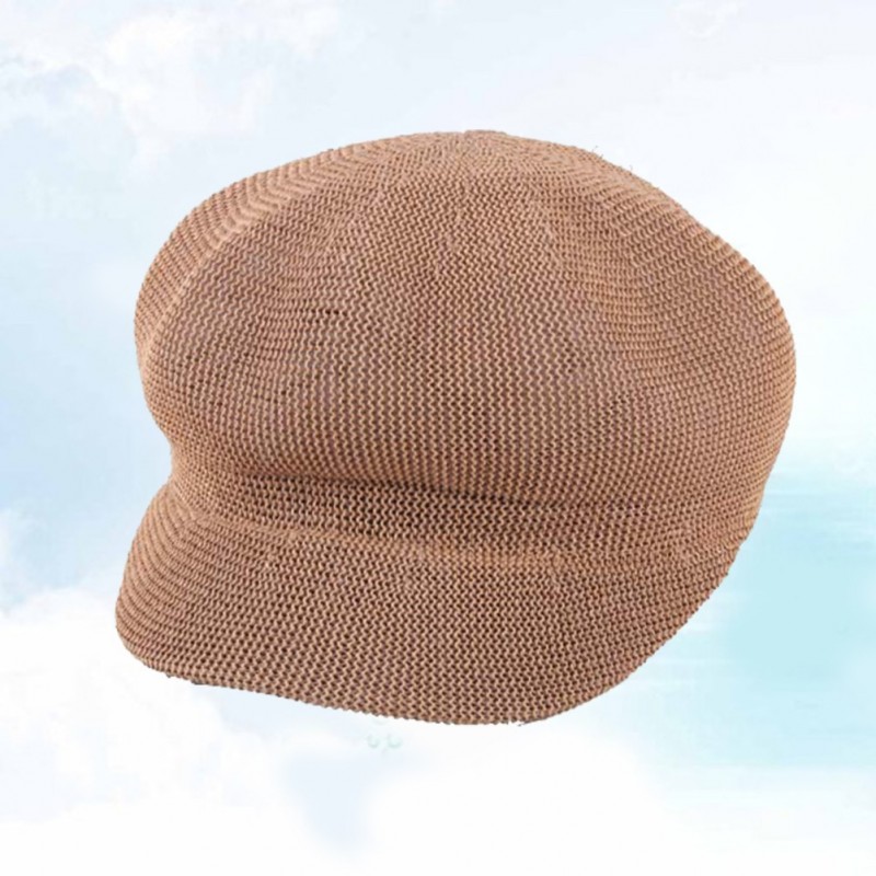 Beret Hat Breathable Cotton Mesh Cap Wide Brim Visor Cap for Fashion Events