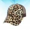 Leopard Print Hat Mens Baseball Cap Breathable Mesh Sports for Women