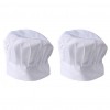 2 Pcs Hair Loose Hat for Kitchen Food Baking Adjustable Cap Catering