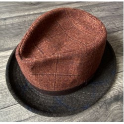 PAUL SMITH WOOL TRILBY HAT PSYCHEDELIC DREAMER LINING SIZE M (58cm)