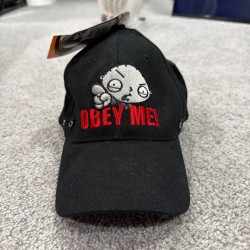 2006 Stewie Griffin Obey Me Family Guy Hat One Size Adjustable BRAND NEW