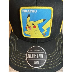 Adjustable Trucker Hat Black Yellow Men's