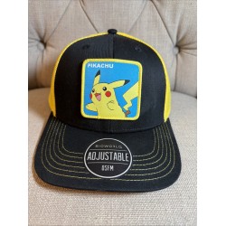 Adjustable Trucker Hat Black Yellow Men's