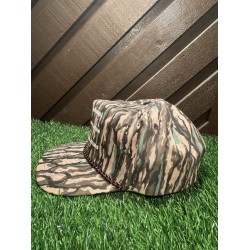 Treebark Camo Rope Bill SnapBack Hat RM Supply