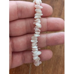 Baroque pink opal Bracelet 17 cm