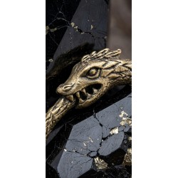 Antique Mythology Double Dragon Ouroboros Viking Bangle Norse Bracelet