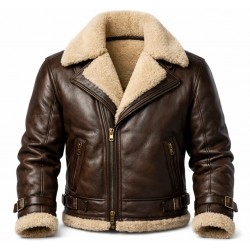 Men's Leather Jacket Coat