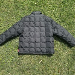 Guess Men's Black Square Quilted Puffer Jacket Size Large
