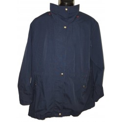 Men's Blue Button Down Classic Coat Size L