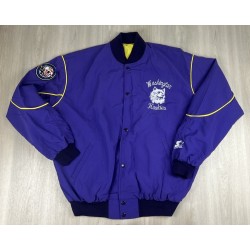 Vintage Bomber Button Jacket Large