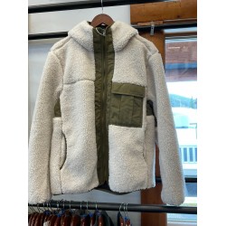 Men's Full Zip Sherpa Jacket size S
