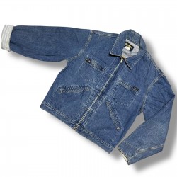Vintage Denim Jacket Chore L