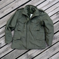 American M65 Military Men Jacket US Army Vietnam Field Coat Green OG107 Replica
