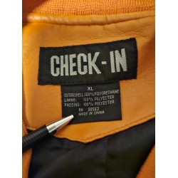 Check-In Jacket Orange Men's Size XL with Snake On The Back