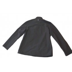 Shell Jacket Men's Large Black Neck Full Zip