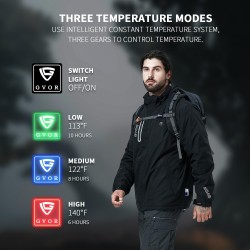 Jacket Men Hood Winter Outdoor