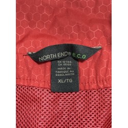 North End Jacket Mens XL Red Full Zip Lightweight Windbreaker Mesh Lined 88188