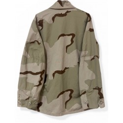 Camo Military Jacket Medium Regular Nylon Cotton Army