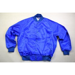 Bomber Jacket Nylon Windbreaker Blue XL