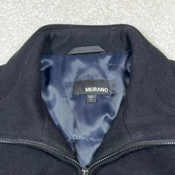 Murano Black Wool Blend Jacket Men's Sz. L