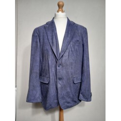 Blazer Robert Graham Men Talla 50 Azul Púrpura Inteligente 2 Botones Sencillo Pecho