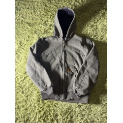 Vintage J130 ARG Army Green Hooded Jacket Size Small Workwear! ! ! !