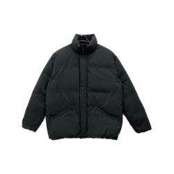 green Down jacket black
