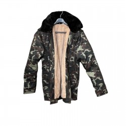 Camo Winter Jacket Lined Coat