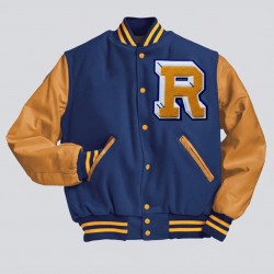 Classic Varsity Jacket Unisex Wool Leather s
