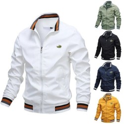 Casual Embroidered Jacket Men's Jackets US