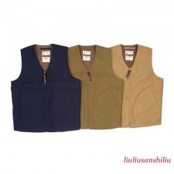 Men's Vintage WW2 USN Navy Deck Vest Army Military S Waistcoat