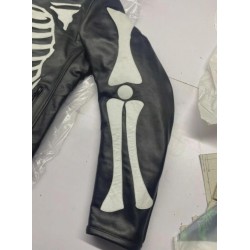 Unisex Black Leather Jacket