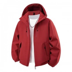 New Men's Jacket Couple Style Men's and Women's Jacket Outdoor Hooded Jacket