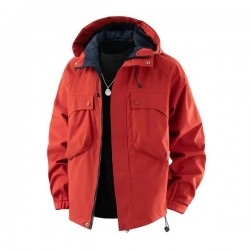High Quality New Men's Jacket, Outdoor Hiking Suit, Hooded Jacket