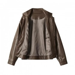 New Men's Jacket Business Casual Leather Jacket